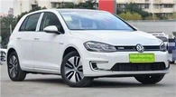 Electric Car Volkswagen Golf 2020